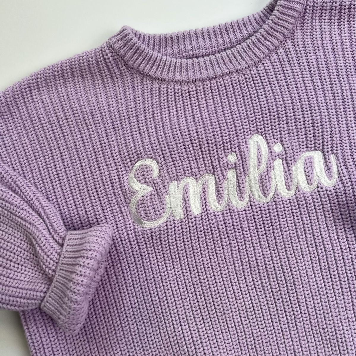 PERSONALIZED BABY SWEATER