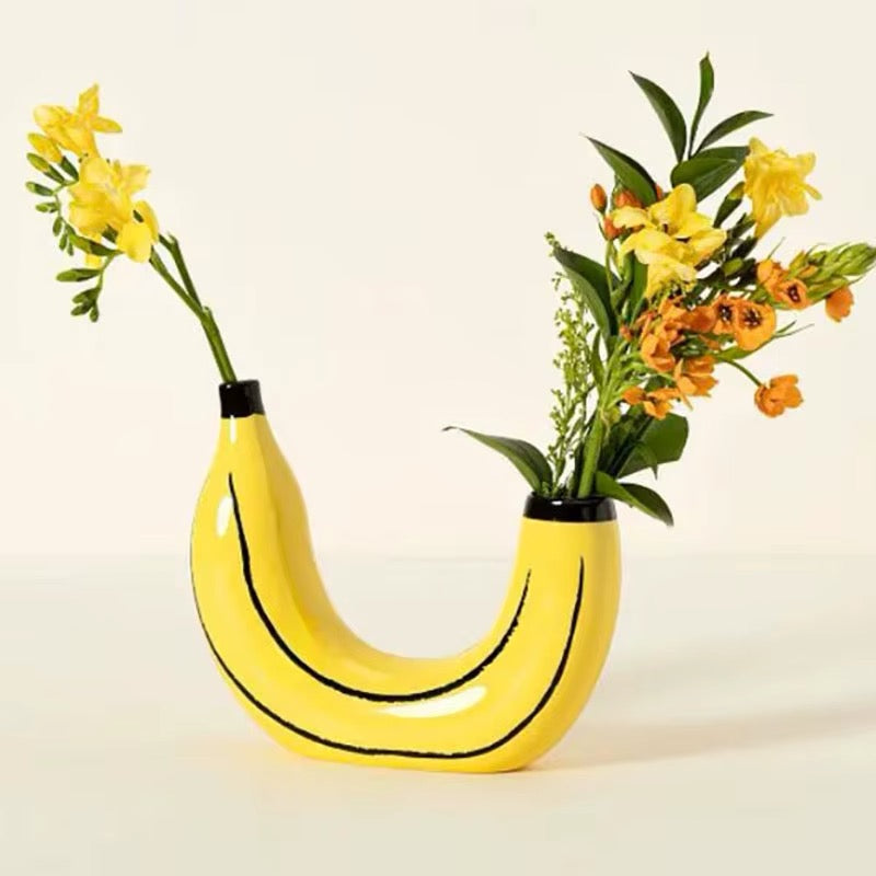 Yellow Banana Flower Vase: A Burst of Sunshine for Your Home