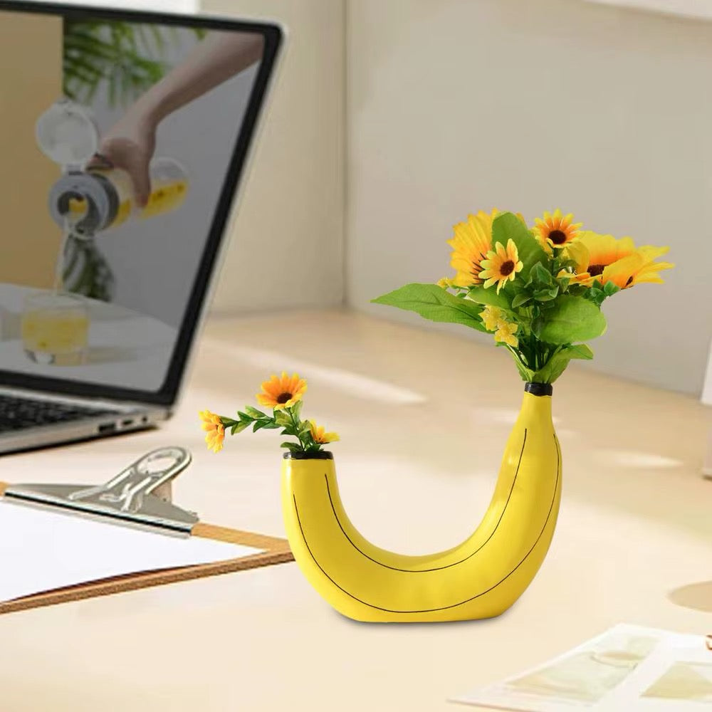 Yellow Banana Flower Vase: A Burst of Sunshine for Your Home